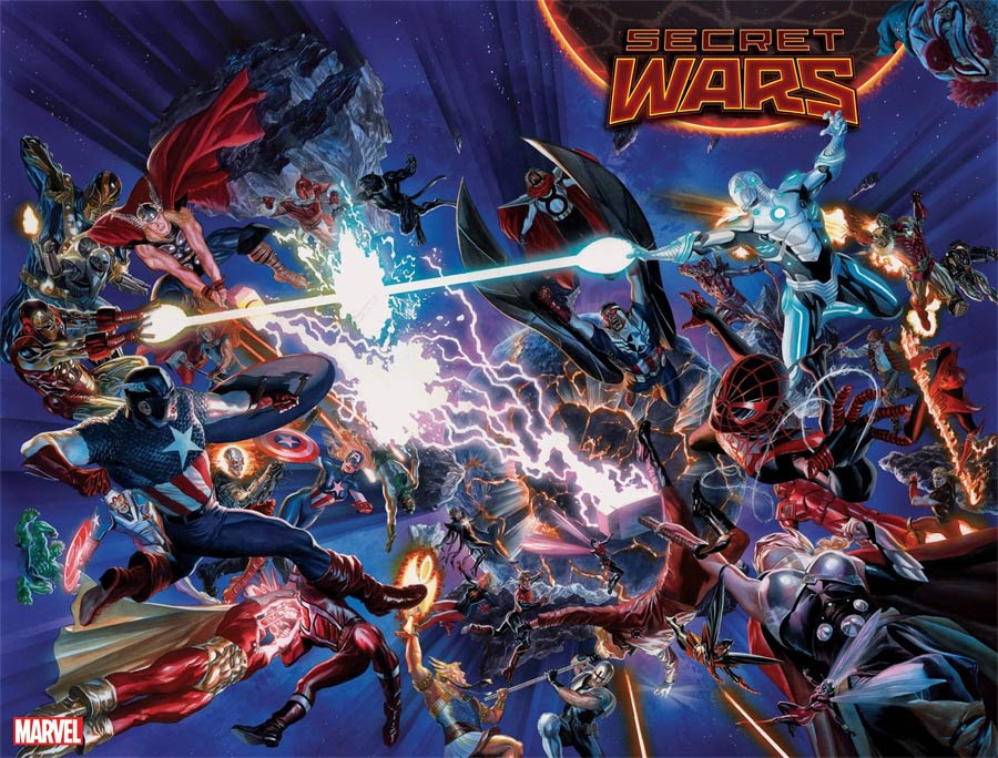 Secret Wars By Alex Ross Oversized Vinyl Poster