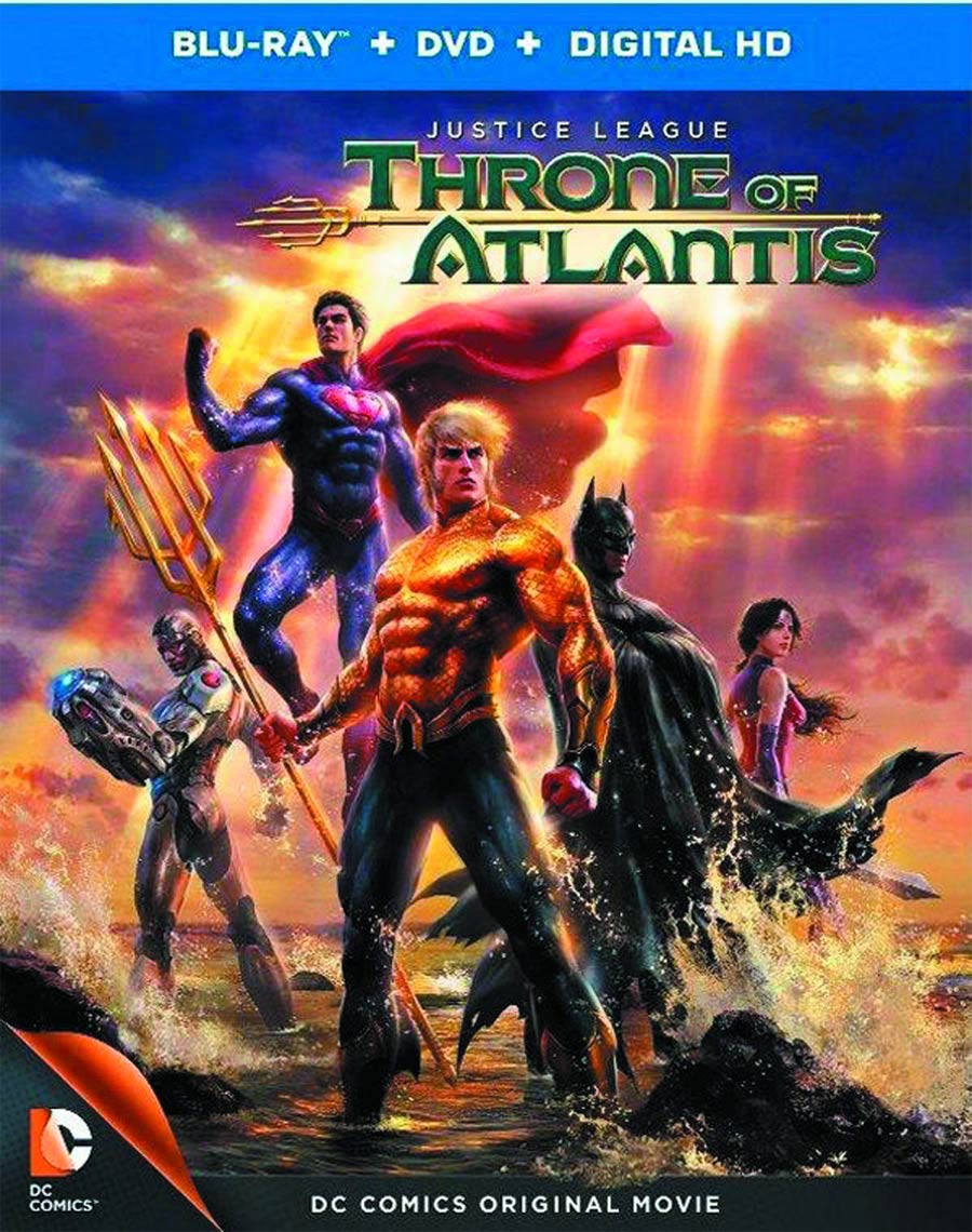 Justice League Throne Of Atlantis Blu-ray DVD