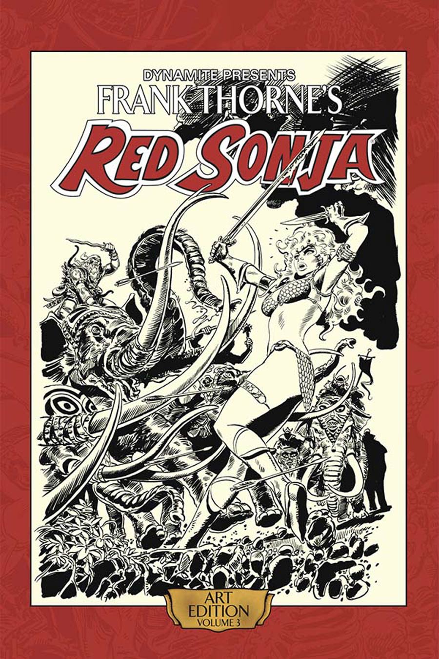Frank Thornes Red Sonja Art Edition Vol 3 HC Regular Edition