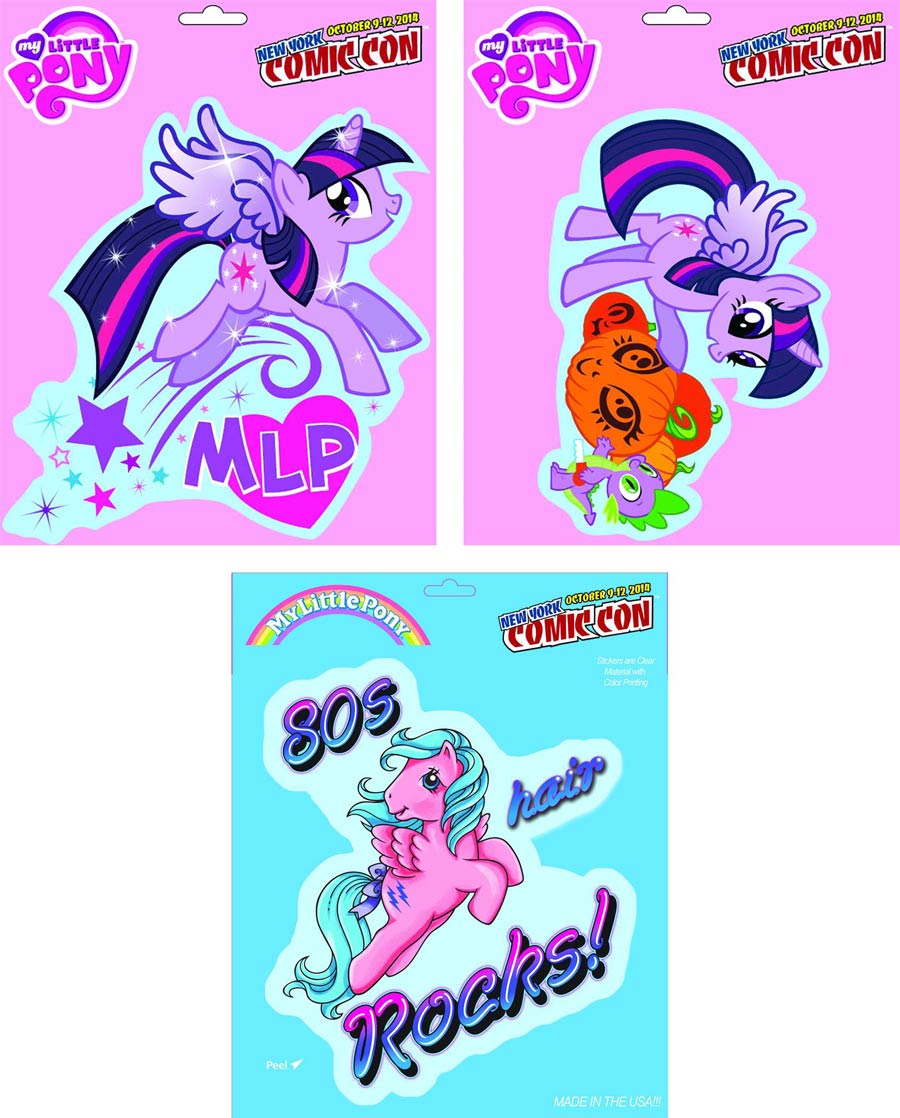 My Little Pony NYCC 2014 Exclusive Vinyl Decal - Twilight Sparkle & Spike
