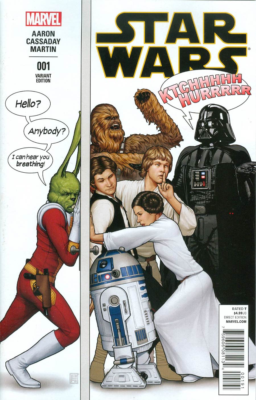 Star Wars Vol 4 #1 Cover I Variant John Tyler Christopher Humorous Party Color Cover