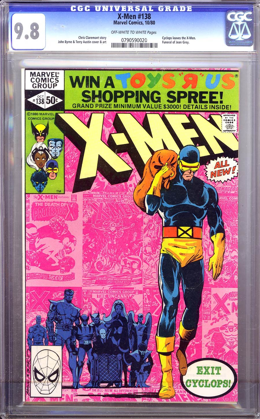 X-Men Vol 1 #138 Cover C CGC 9.8