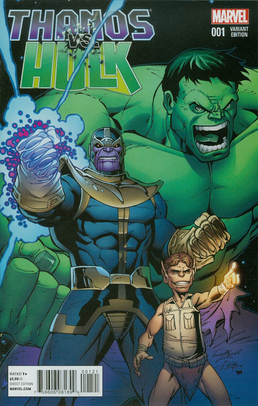 Thanos vs Hulk #1 Cover B Incentive Ron Lim Variant Cover
