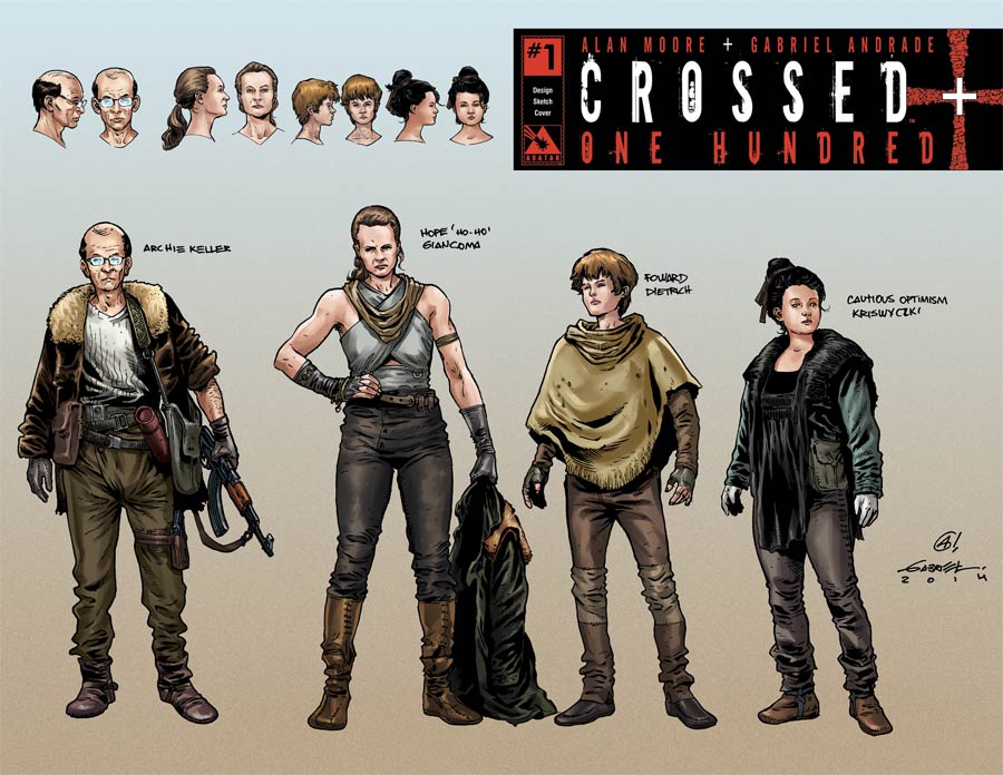 Crossed Plus 100 #1 Cover H Incentive Design Sketch Cover
