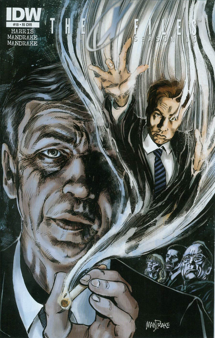X-Files Season 10 #19 Cover C Incentive Tom Mandrake Variant Cover
