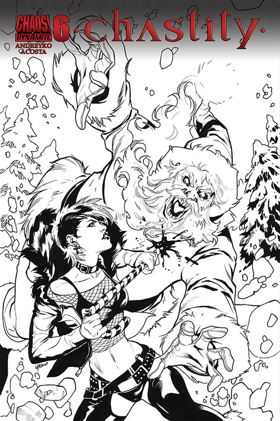 Chastity #6 Cover C Incentive Emanuela Lupacchino Black & White Cover