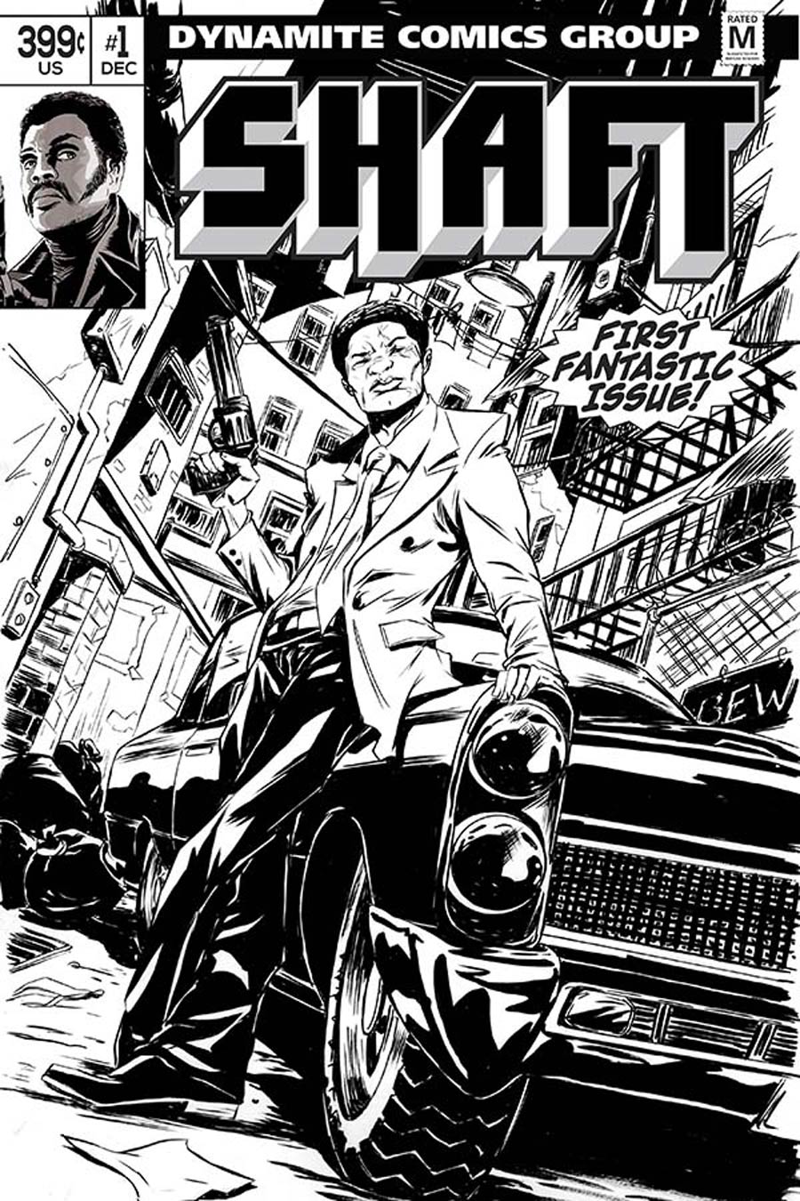 Shaft #1 Cover I Incentive Sanford Greene Black & White Cover