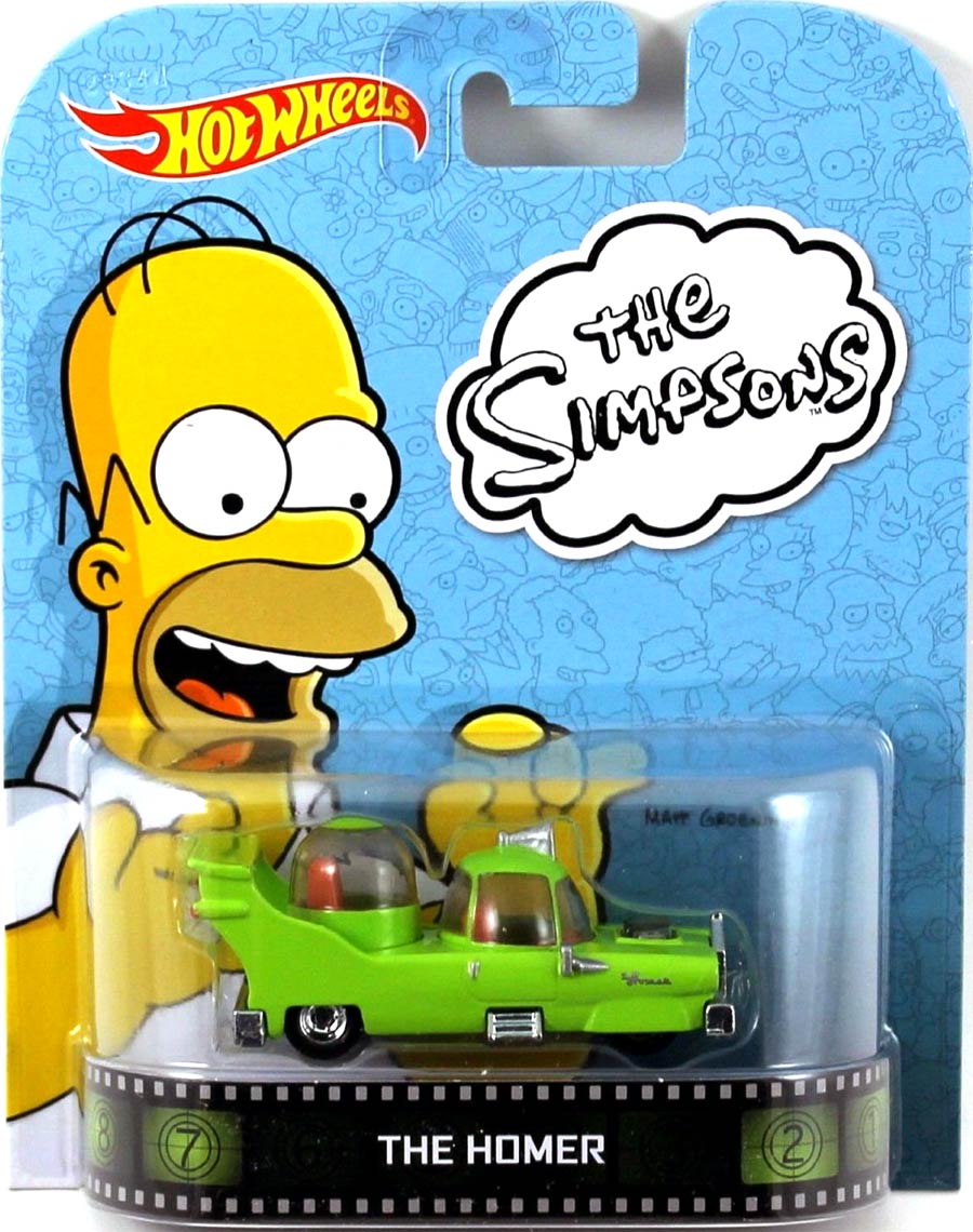 Hot Wheels Retro Entertainment 1/64 The Simpsons The Homer Car