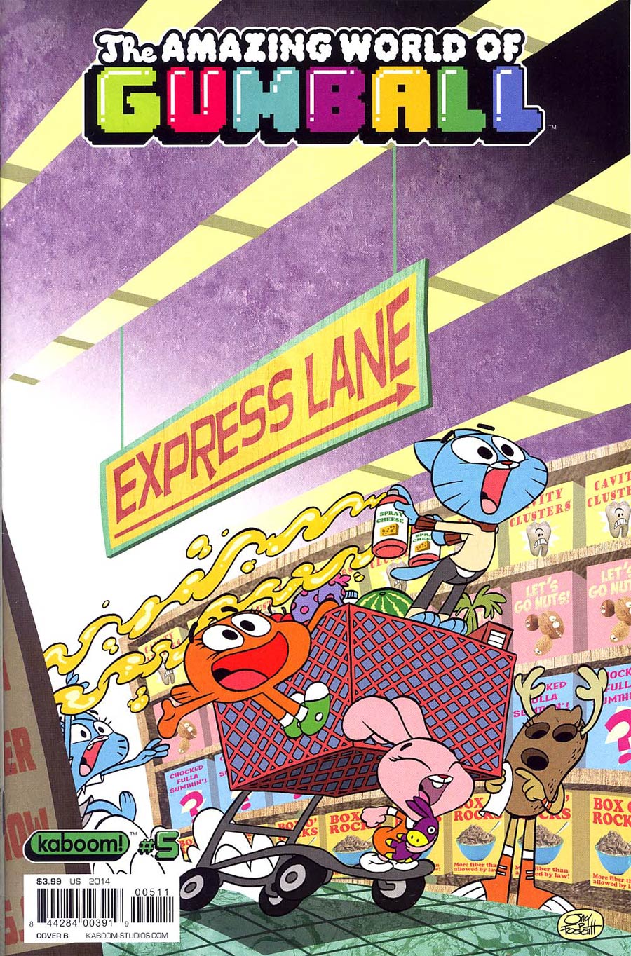 Amazing World Of Gumball #5 Cover B Regular Jay Fosgitt Cover