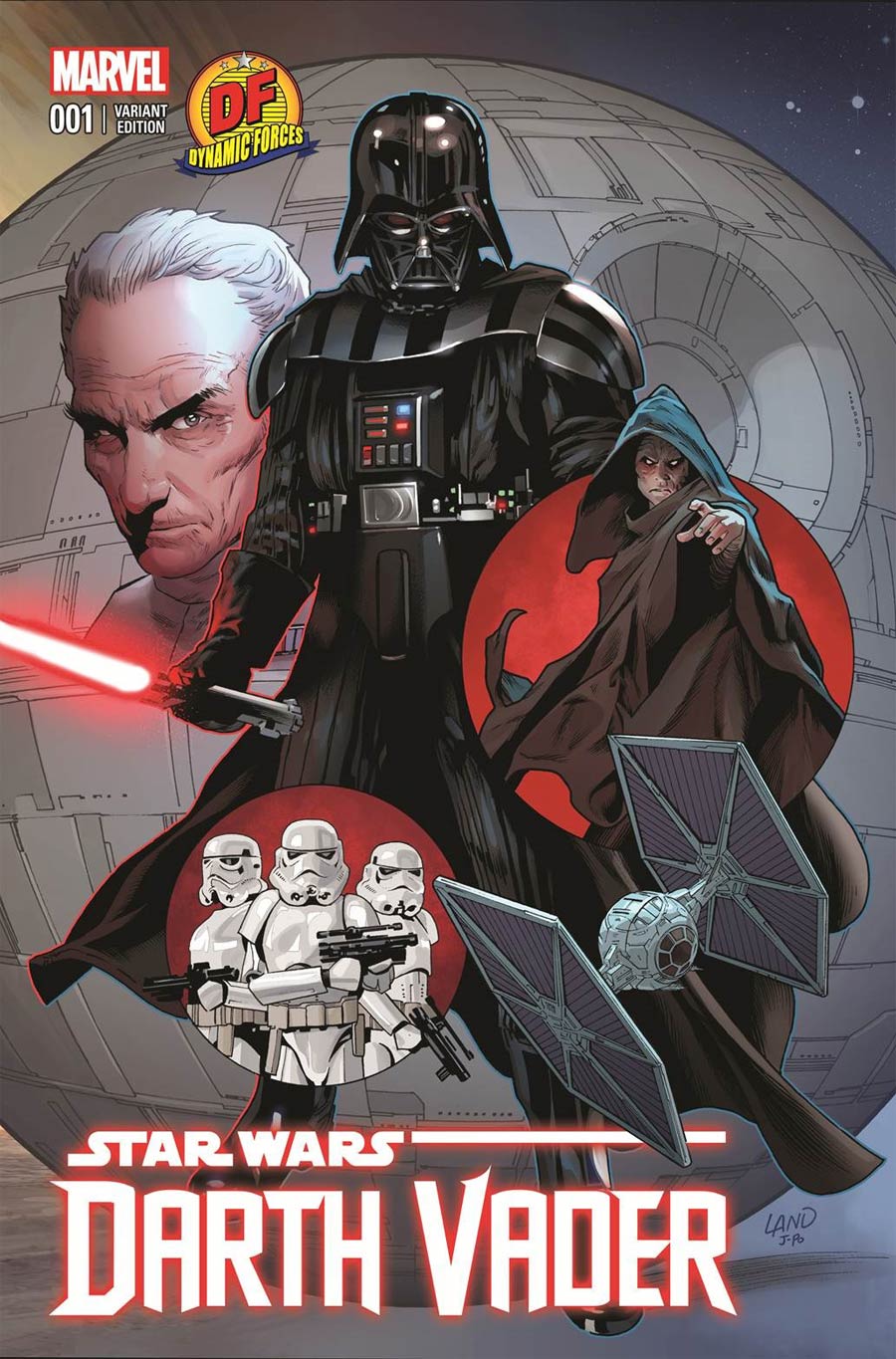 Darth Vader #1 Cover D DF Exclusive Greg Land Connecting Color Variant Cover (Part 2 of 3)