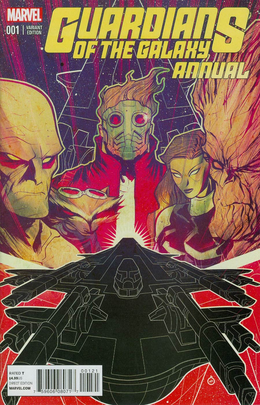 Guardians Of The Galaxy Vol 3 Annual #1 Cover B Incentive Teaser Variant Cover