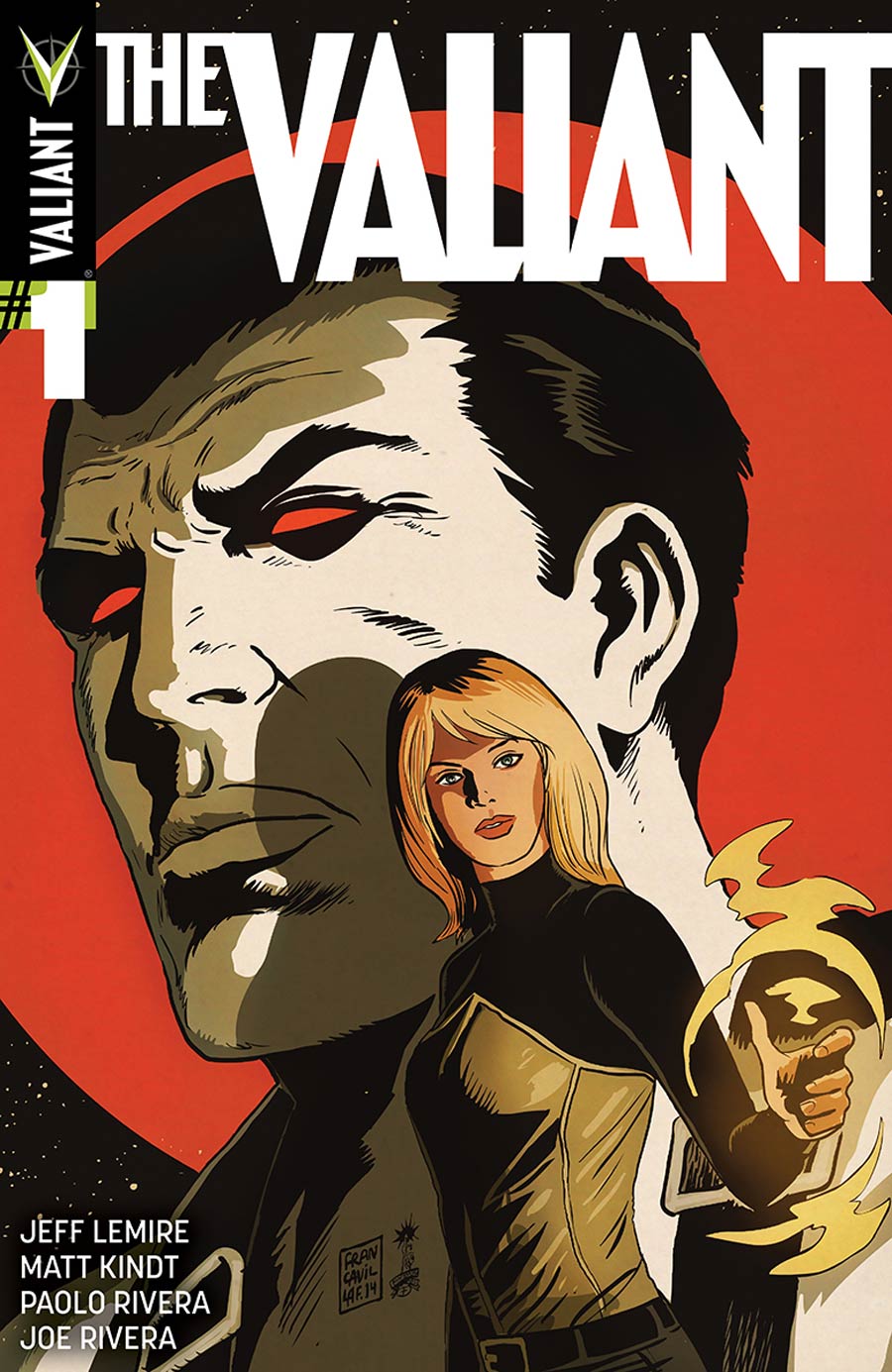 The Valiant #1 Cover E Incentive Francesco Francavilla Variant Cover