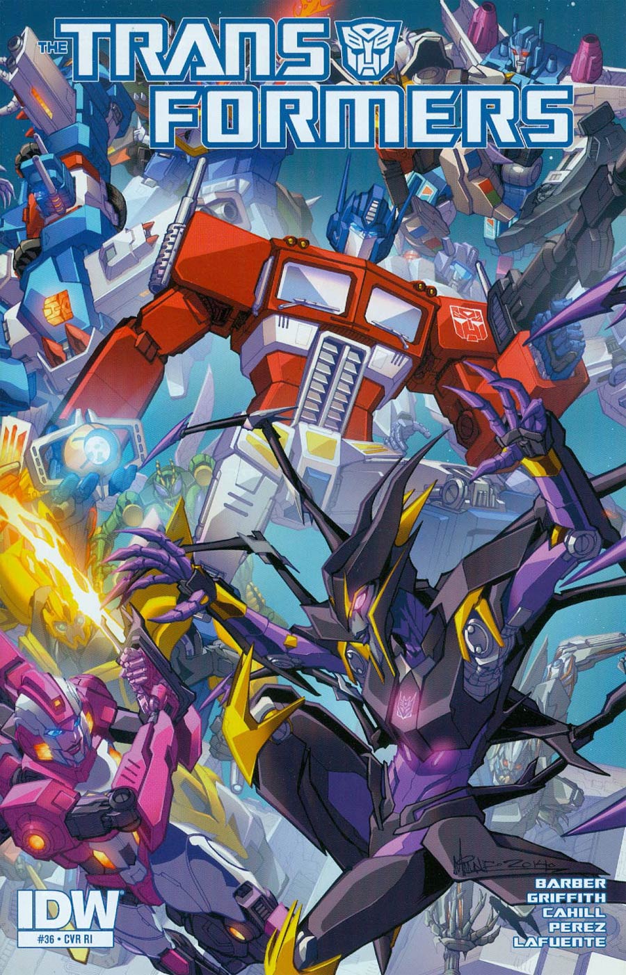Transformers Vol 3 #36 Cover C Incentive Alex Milne 30th Anniversary Variant Cover (Days Of Deception Tie-In)