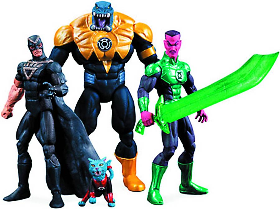 Green Lantern SDCC 2013 Exclusive 3.75-Inch 4-Pack Action Figure
