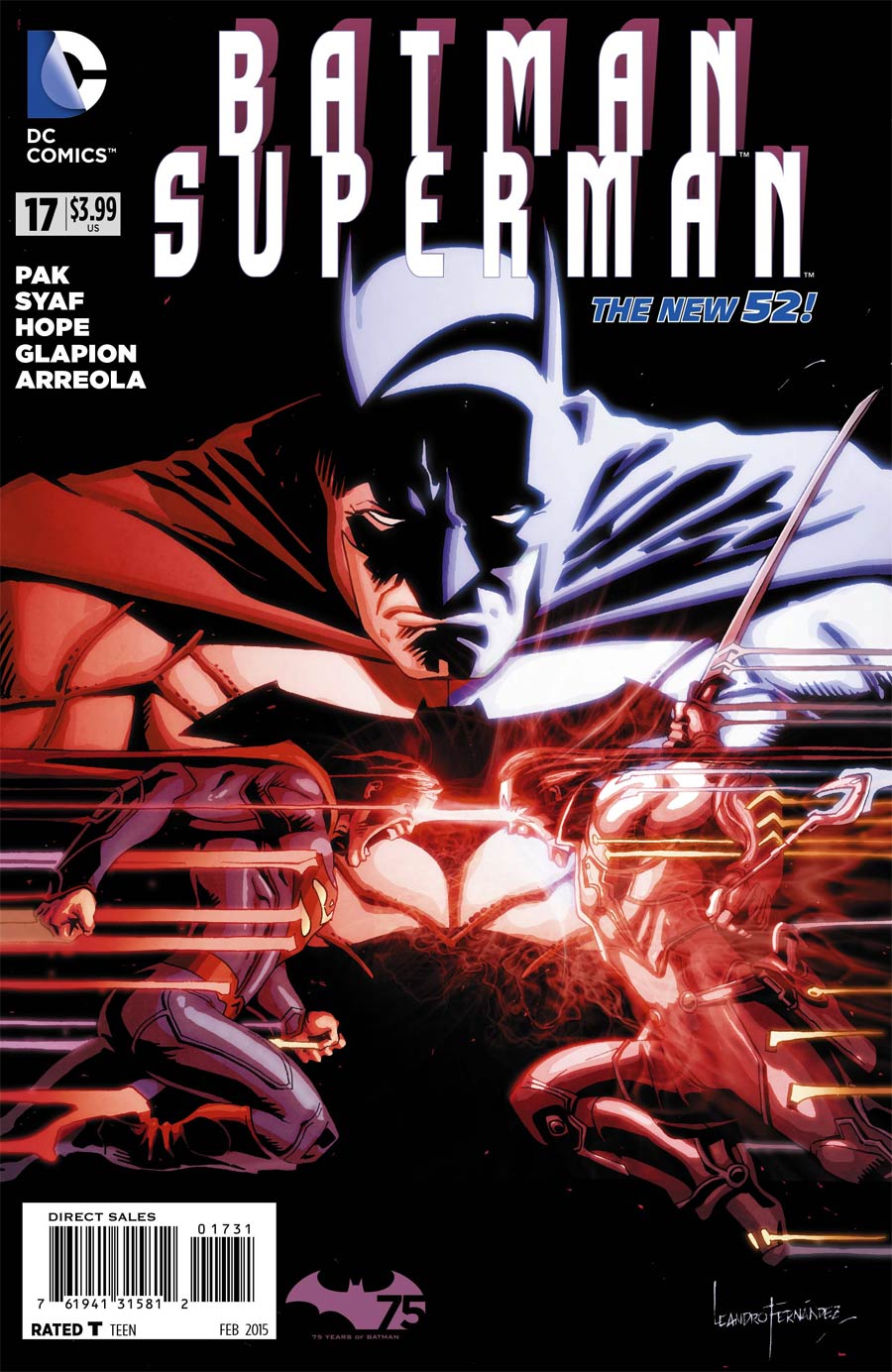 Batman Superman #17 Cover E Incentive Leandro Fernandez Variant Cover