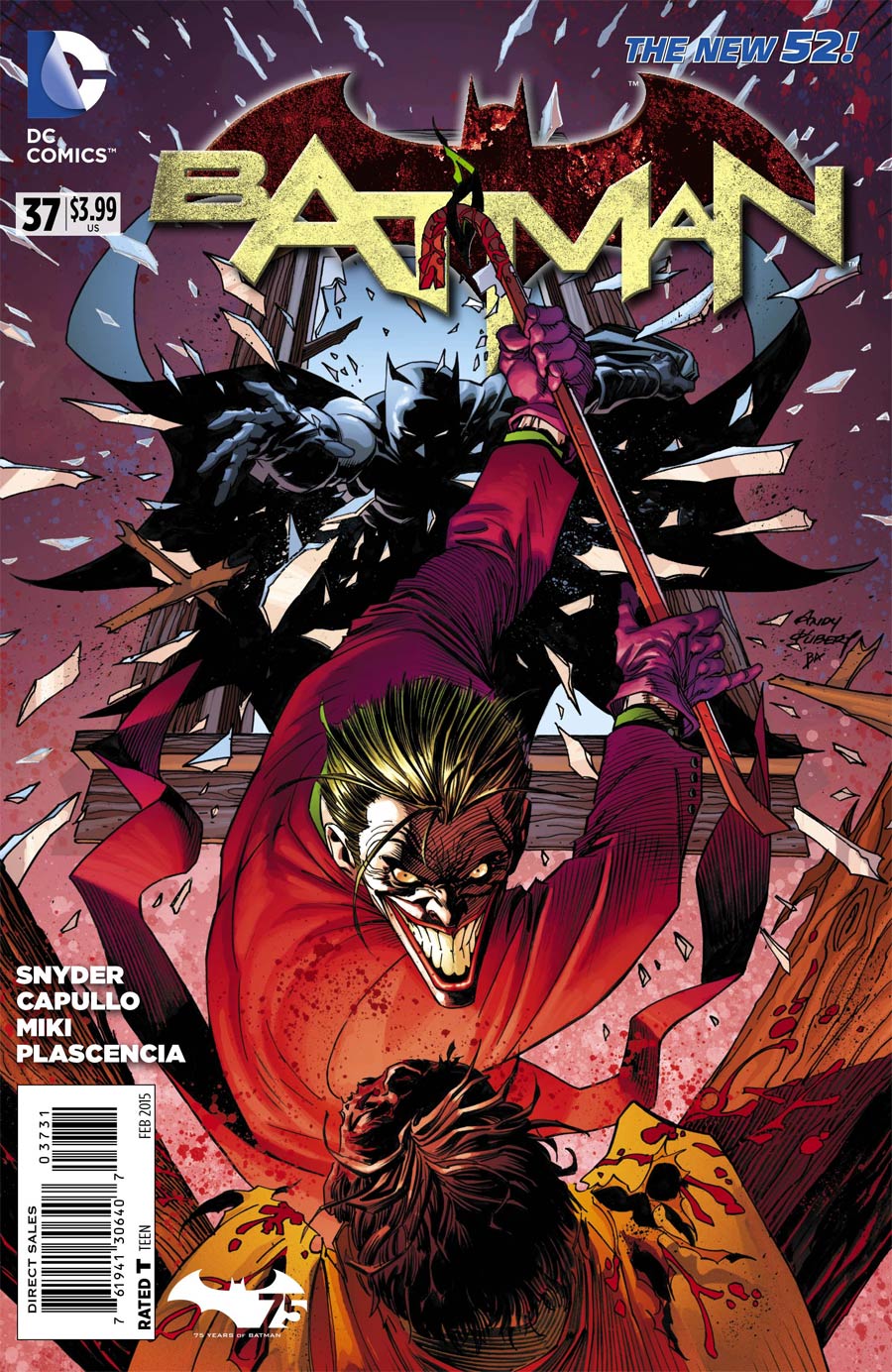Batman Vol 2 #37 Cover E Incentive Andy Kubert Variant Cover