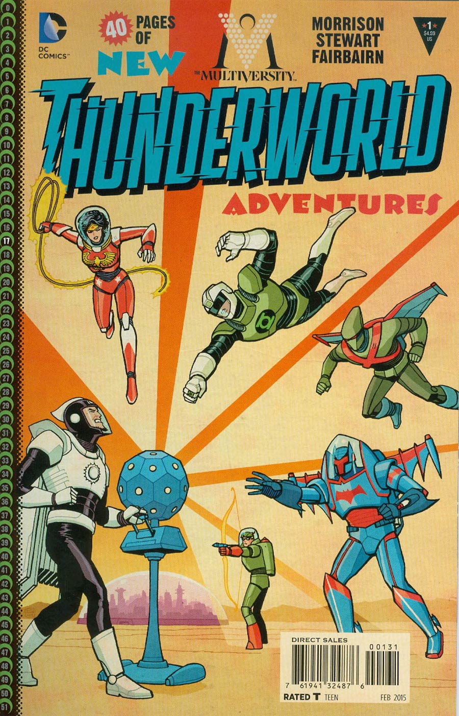 Multiversity Thunderworld Adventures #1 Cover C Incentive Cliff Chiang Variant Cover