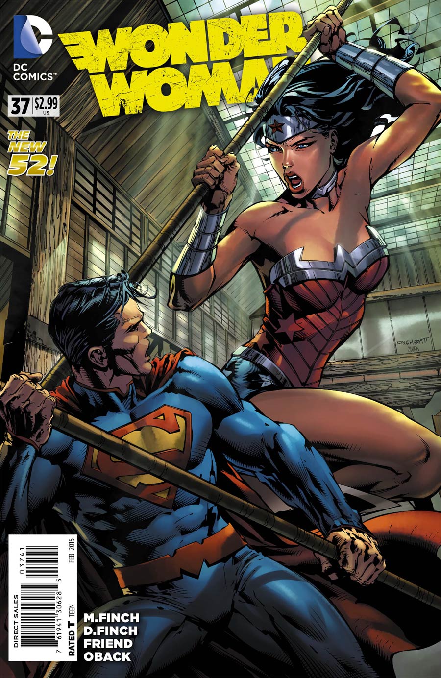 Wonder Woman Vol 4 #37 Cover D Incentive David Finch Variant Cover