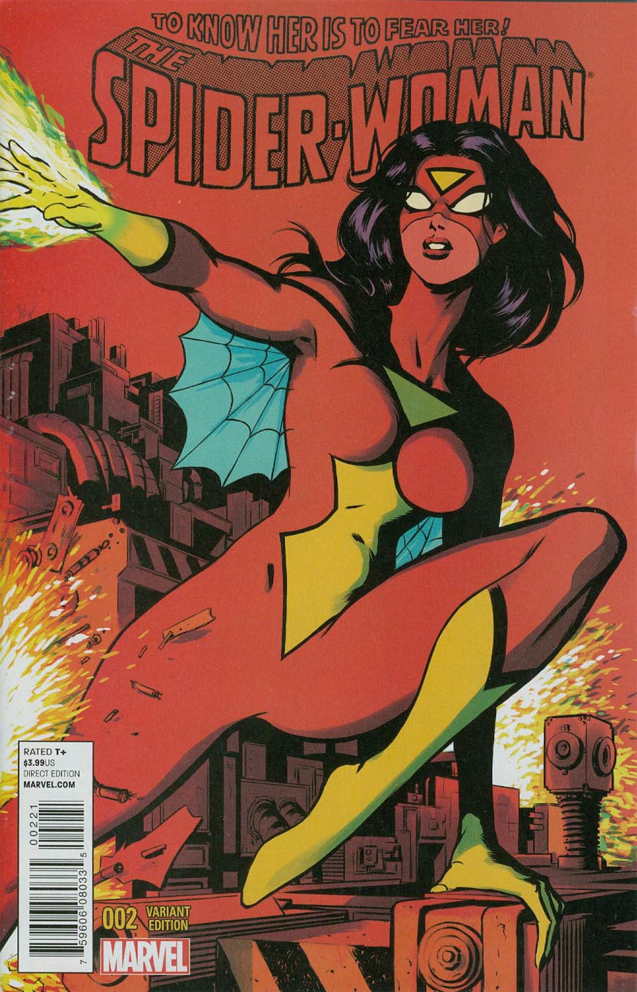 Spider-Woman Vol 5 #2 Cover C Incentive Javier Rodriguez Variant Cover (Spider-Verse Tie-In)