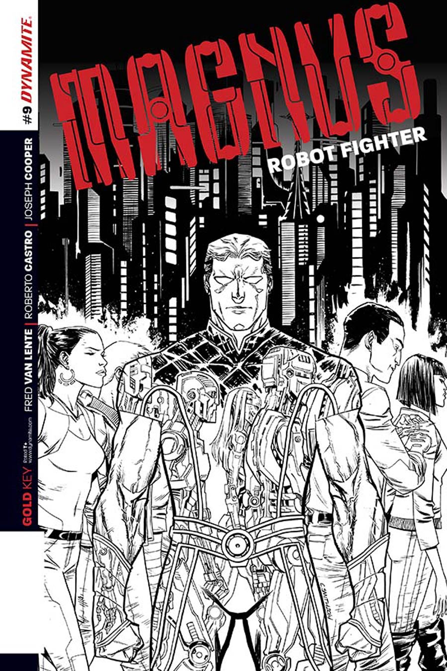 Magnus Robot Fighter Vol 4 #9 Cover D Incentive Cory Smith Black & White Cover