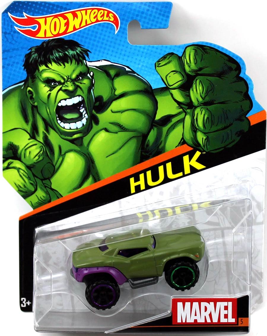Hot Wheels Marvel 1/64 Hulk Car