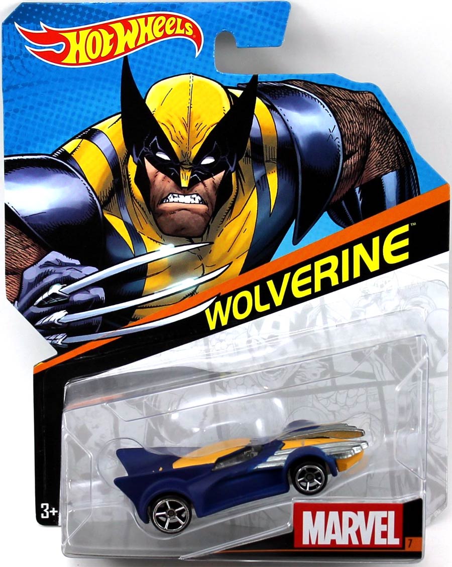Hot Wheels Marvel 1/64 Wolverine Car