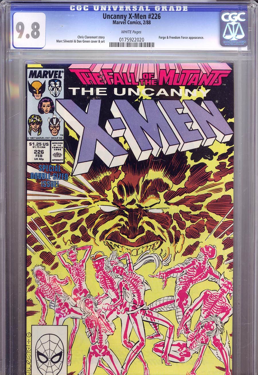 Uncanny X-Men #226 Cover B CGC 9.8