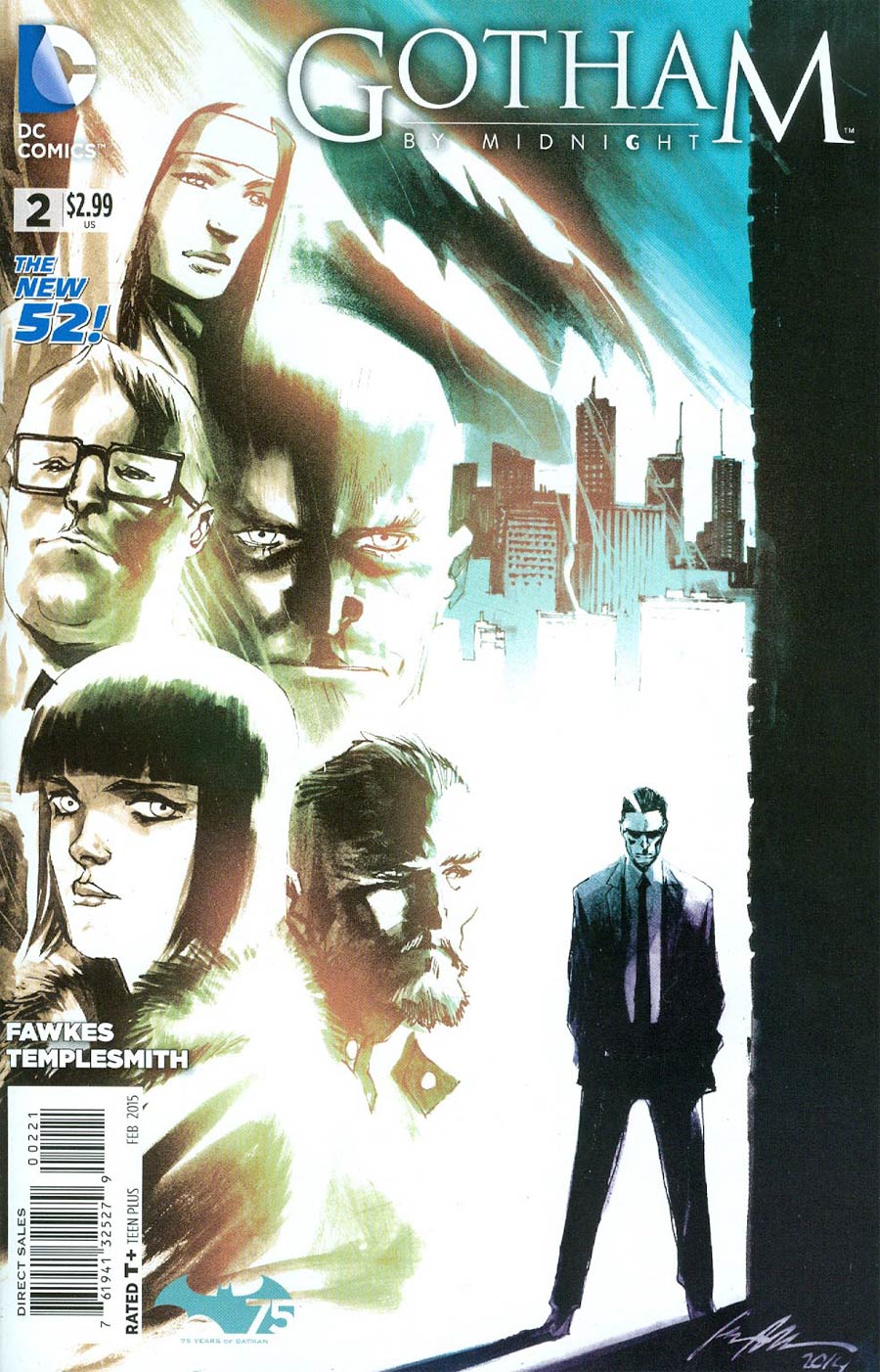 Gotham By Midnight #2 Cover B Incentive Ray Fawkes Variant Cover