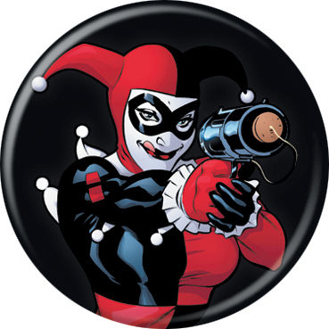 DC Comics 1.25-inch Button - Harley Quinn Popgun (84165)
