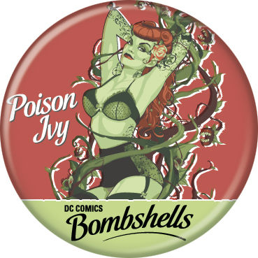 DC Comics 1.25-inch Button - Poison Ivy Bombshells Full (82714)