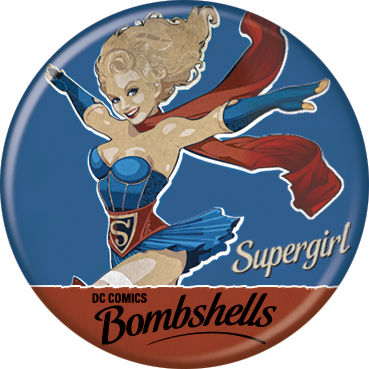 DC Comics 1.25-inch Button - Supergirl Bombshells Full (82718)