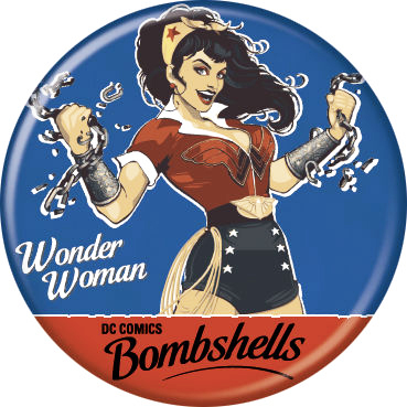 DC Comics 1.25-inch Button - Wonder Woman Bombshells Full (82716)