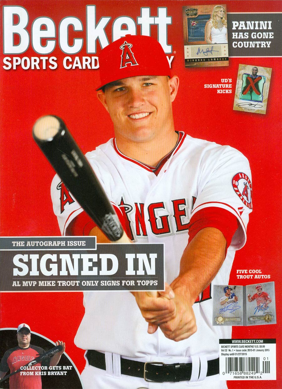 Beckett Sports Card Monthly Vol 32 #1 Jan 2015