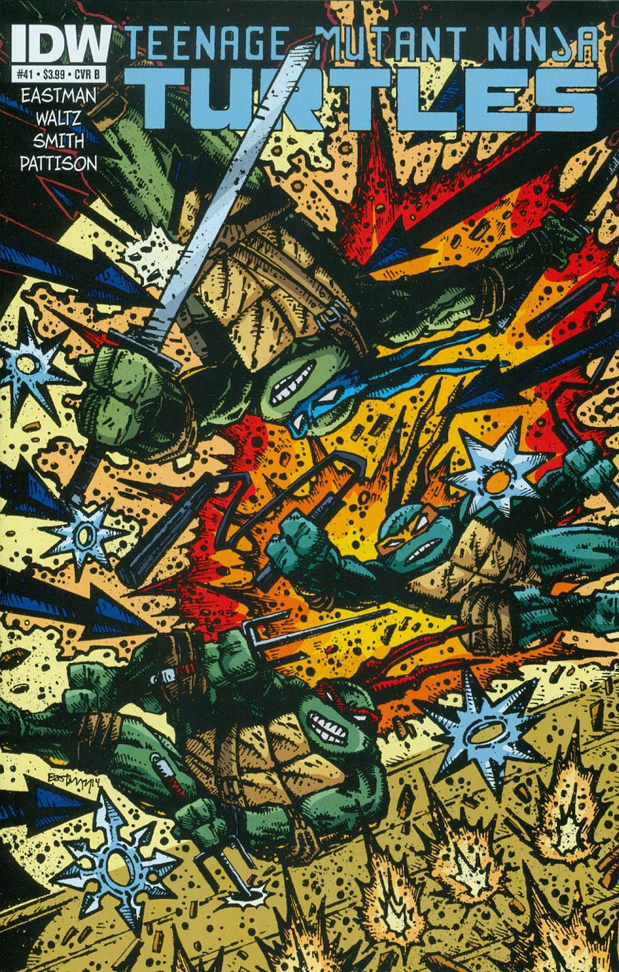 Teenage Mutant Ninja Turtles Vol 5 #41 Cover B Regular Kevin Eastman Cover