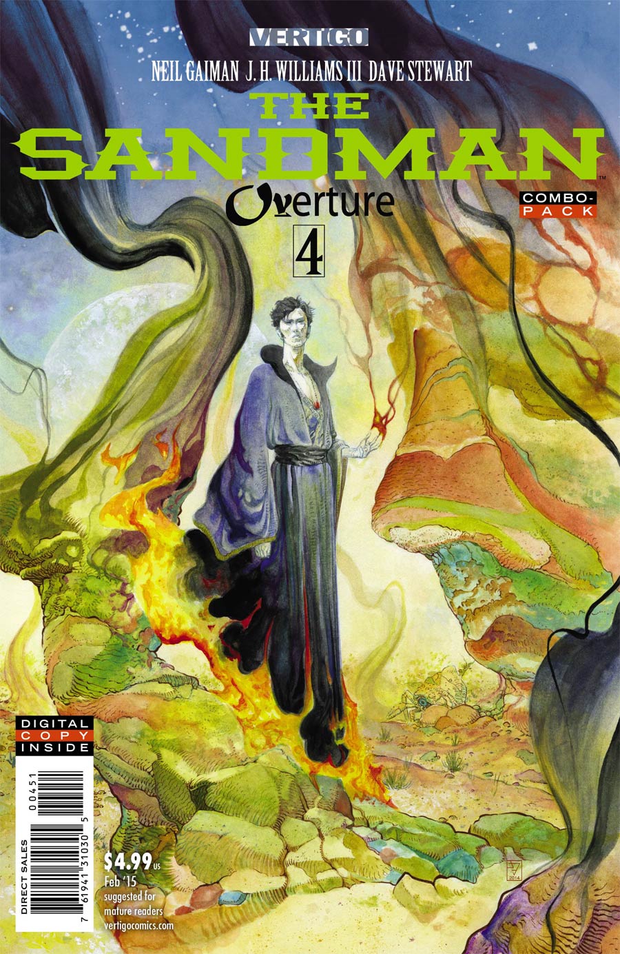 Sandman Overture #4 Cover D Combo Pack Without Polybag