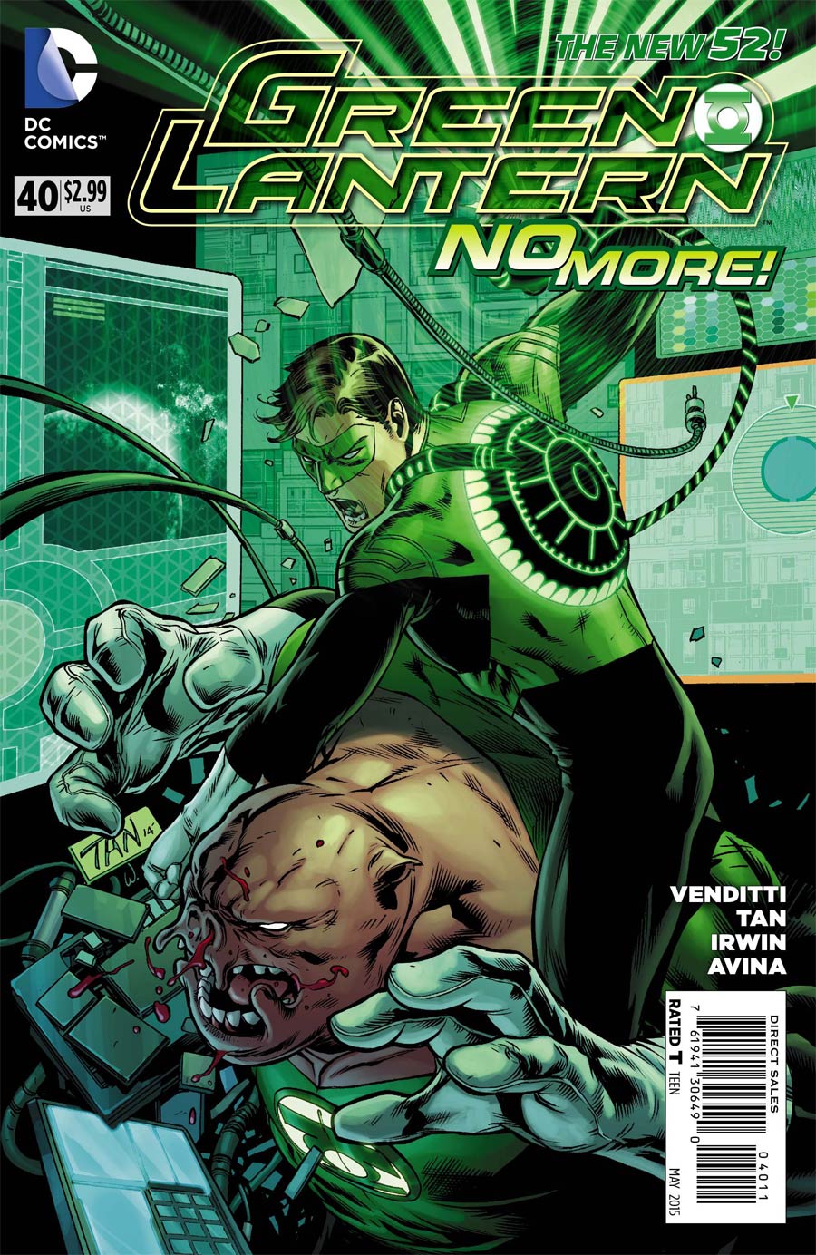 Green Lantern Vol 5 #40 Cover A Regular Billy Tan Cover