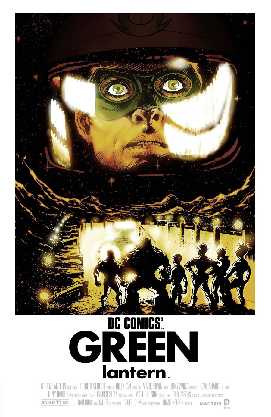 Green Lantern Vol 5 #40 Cover B Variant 2001 A Space Odyssey WB Movie Poster Cover