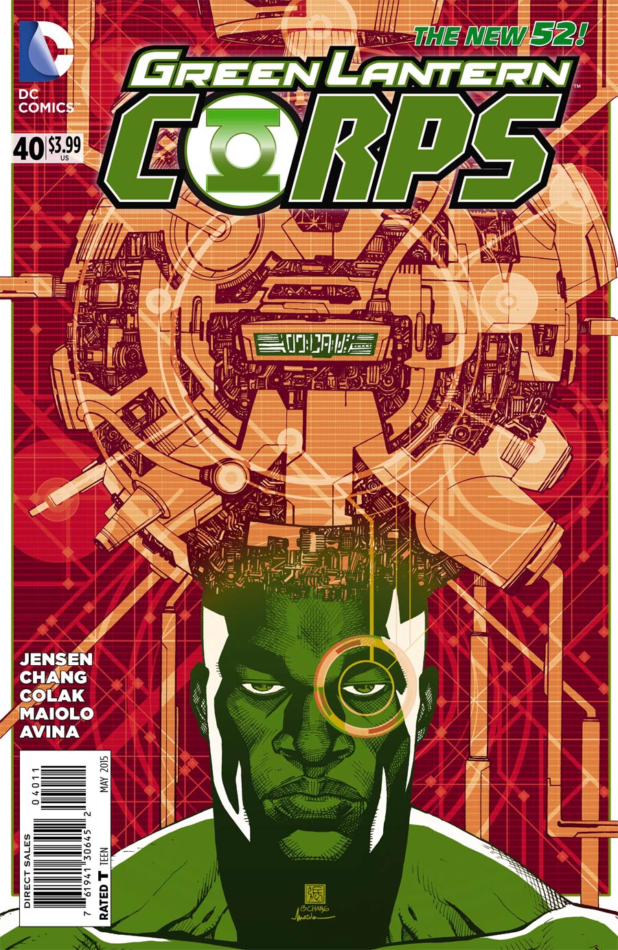 Green Lantern Corps Vol 3 #40 Cover A Regular Bernard Chang Cover