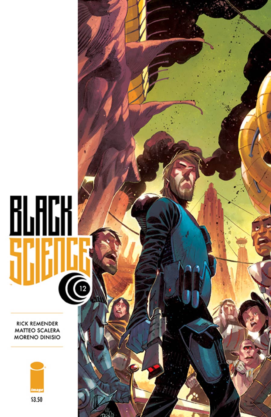 Black Science #12 Cover A Matteo Scalera & Moreno Dinisio