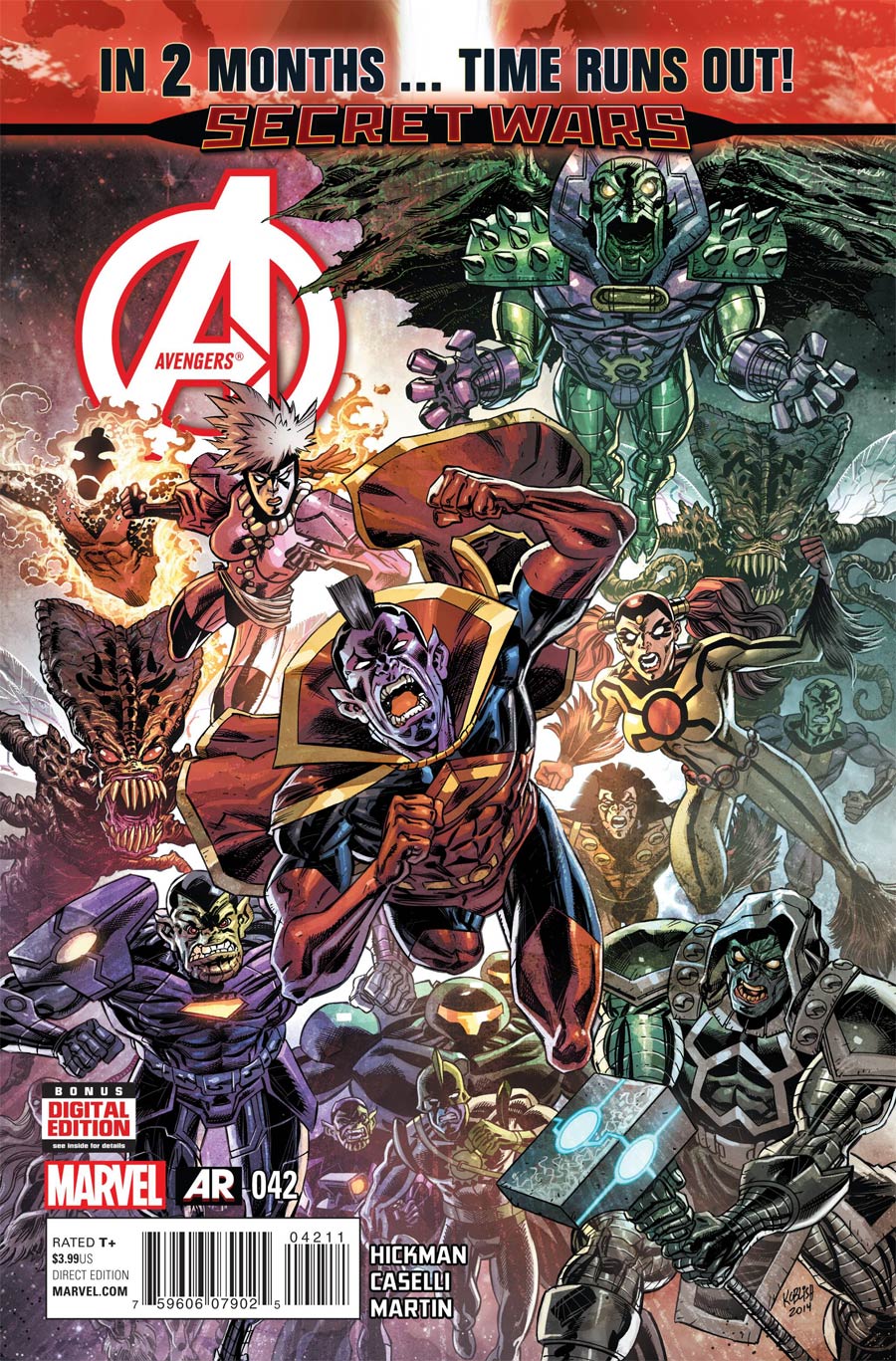 Avengers Vol 5 #42 Cover A Regular Scott Koblish Cover (Time Runs Out Tie-In)