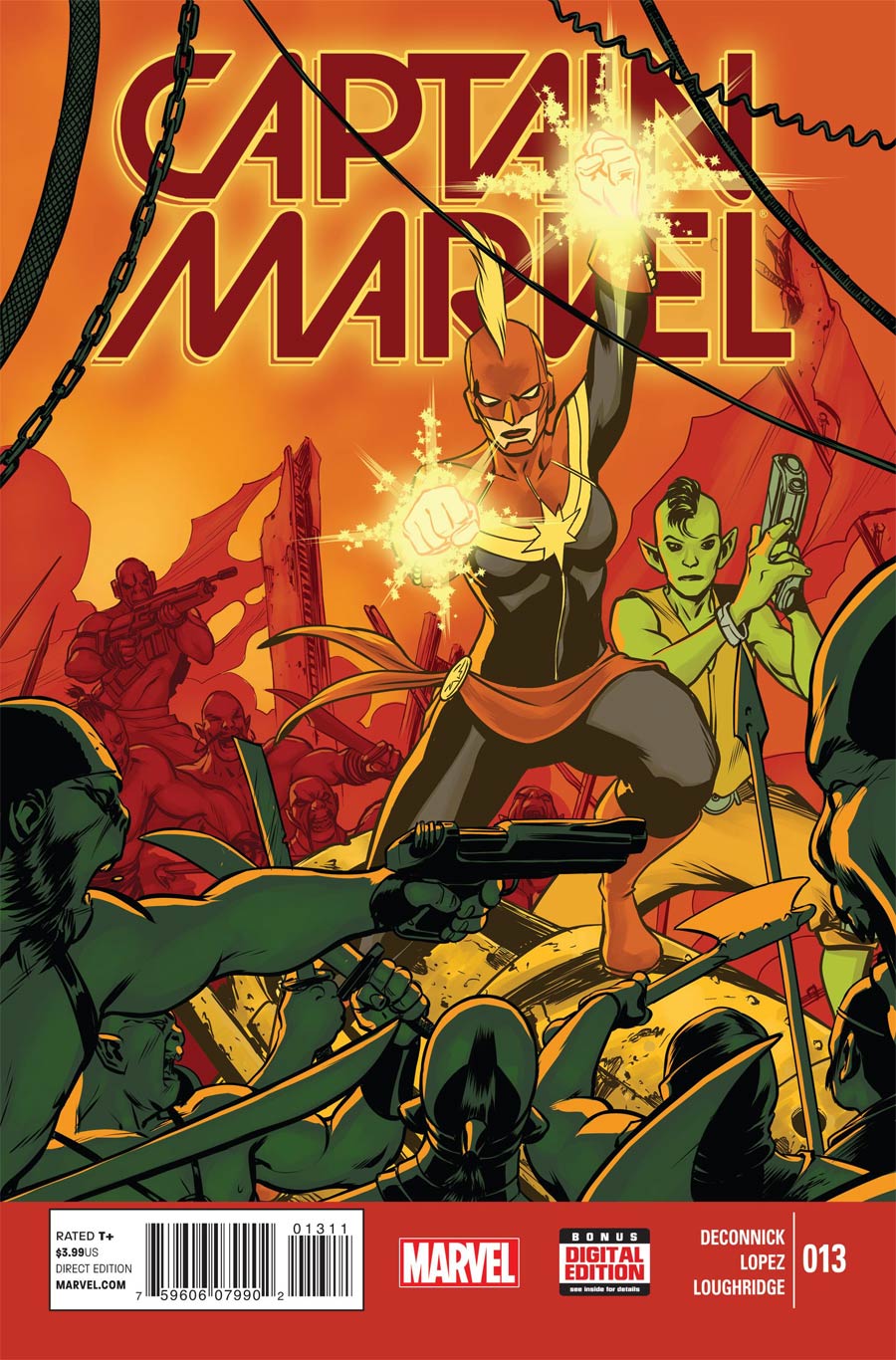 Captain Marvel Vol 7 #13 Cover A Regular David Lopez Cover