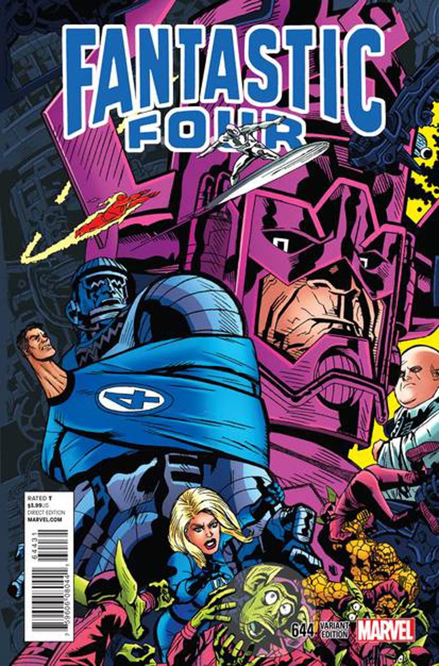 Fantastic Four Vol 5 #644 Cover B Variant Michael Golden Connecting Cover