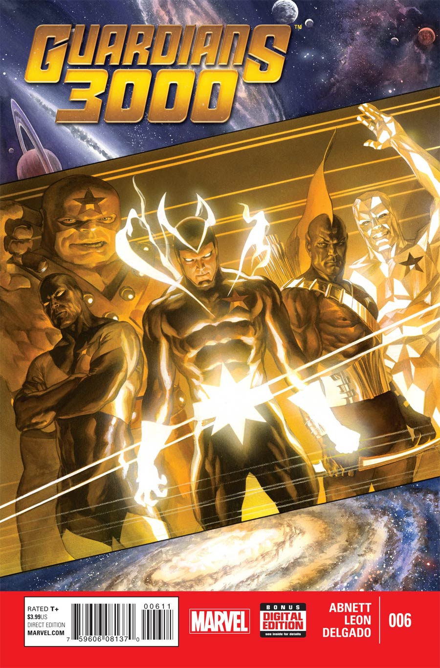 Guardians 3000 #6 Cover A Regular Alex Ross Cover