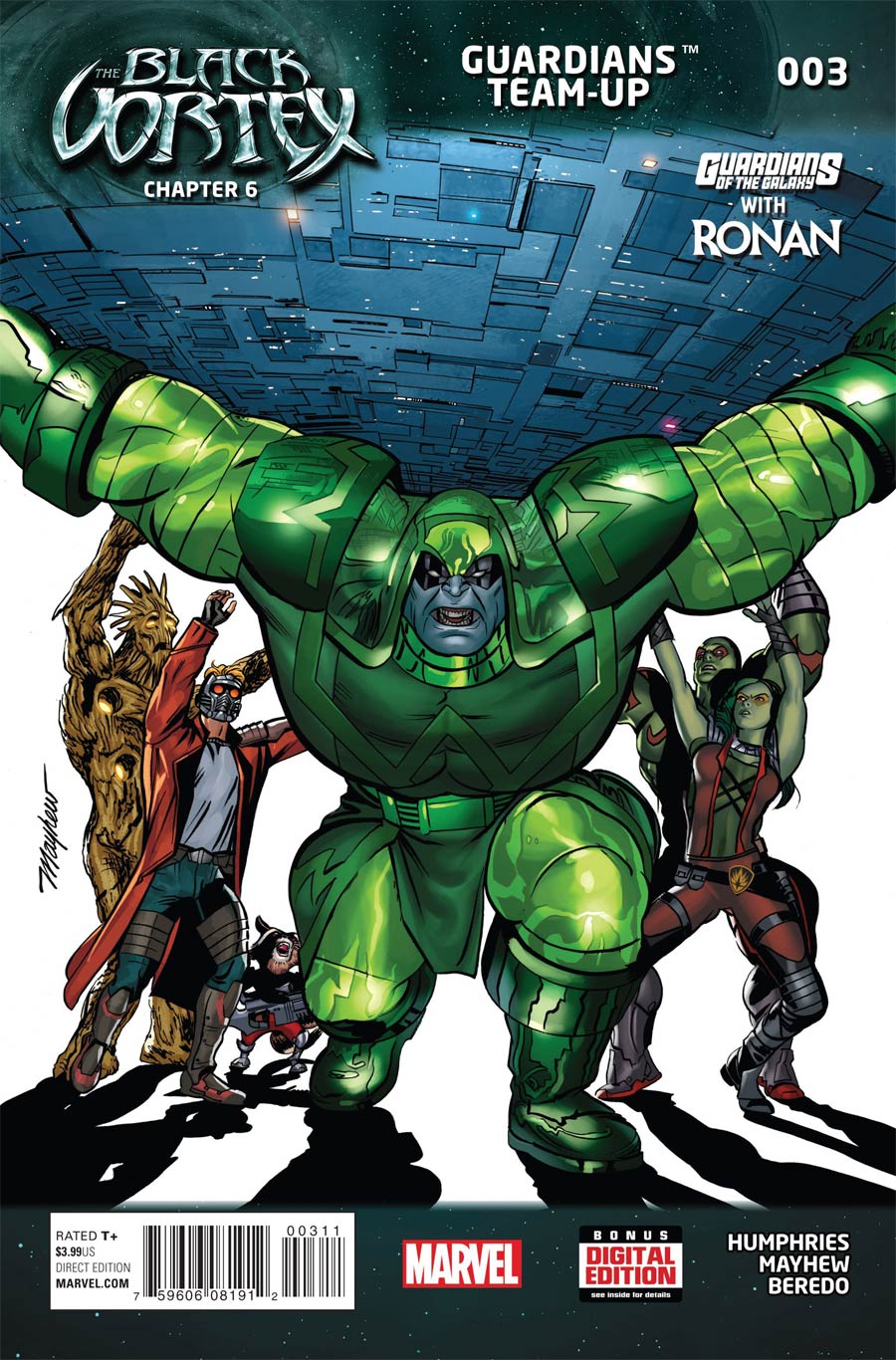 Guardians Team-Up #3 Cover A Regular Mike Mayhew Cover (Black Vortex Part 6)