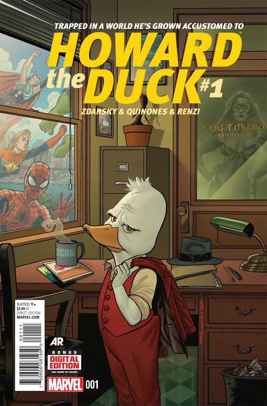 Howard The Duck Vol 4 #1 Cover A 1st Ptg Regular Joe Quinones Cover