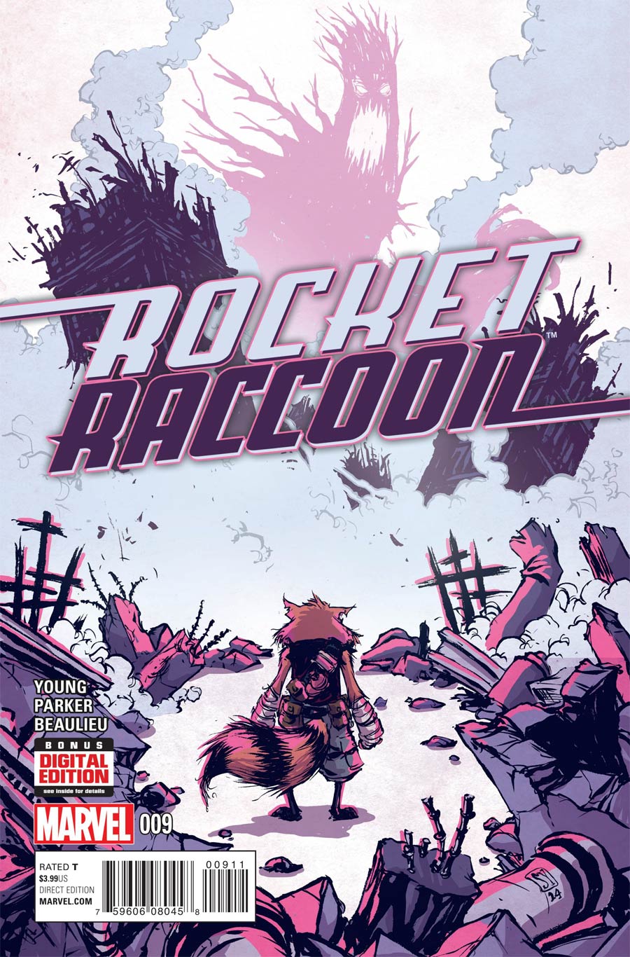 Rocket Raccoon Vol 2 #9 Cover A Regular Skottie Young Cover