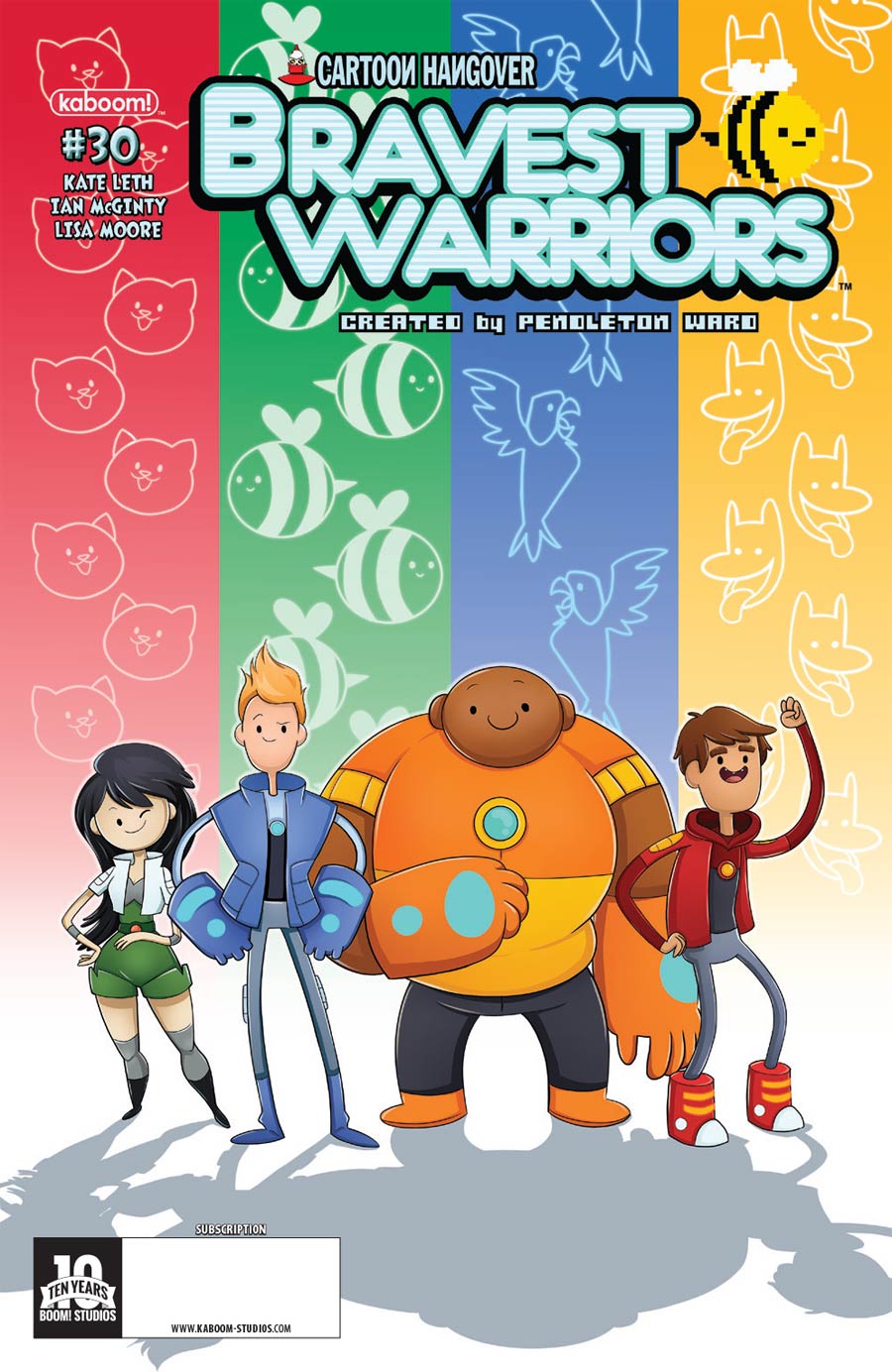 Bravest Warriors #30 Cover B Variant Rachel Wolfe Subscription Cover