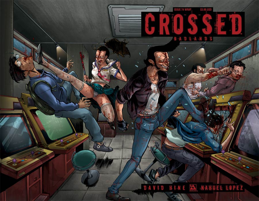 Crossed Badlands #74 Cover B Wraparound Cover