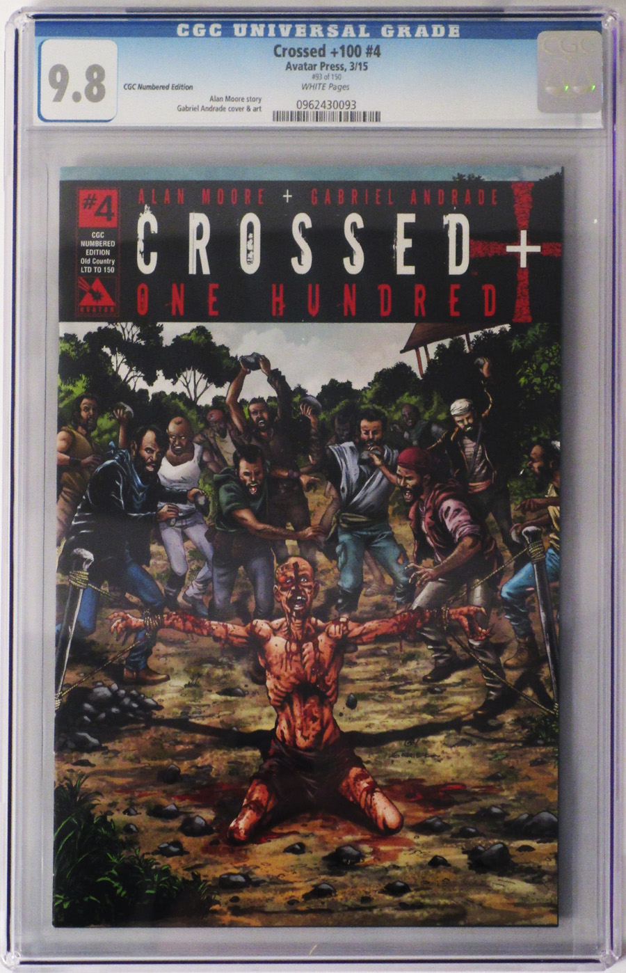 Crossed Plus 100 #4 Cover G CGC Numbered Edition