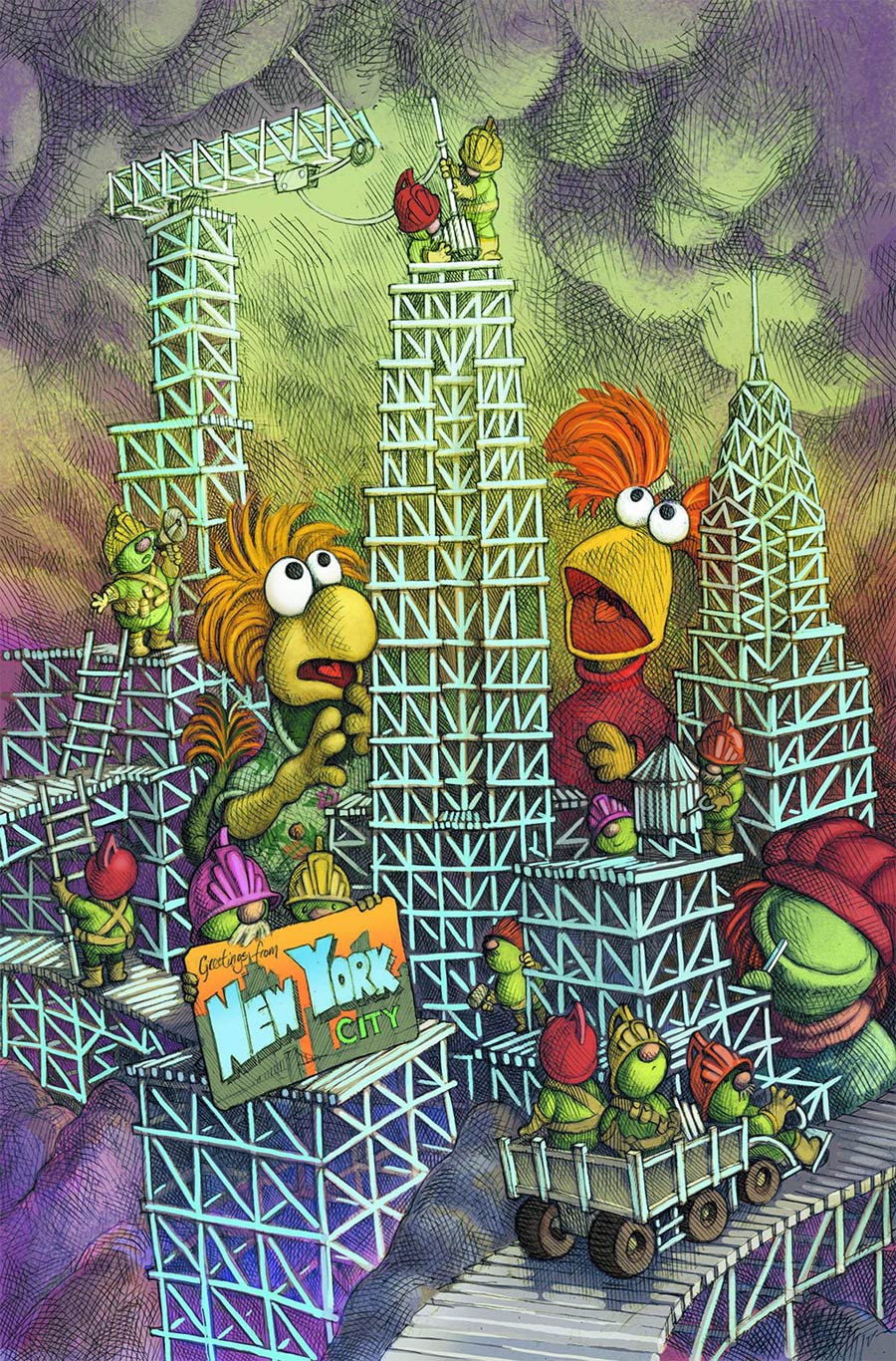 Fraggle Rock Journey To The Everspring #1 Cover C NYCC Exclusive Sean Rubin Variant Cover